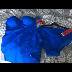 NWT Spanx Retro Fit Dresskini Bathing Suit